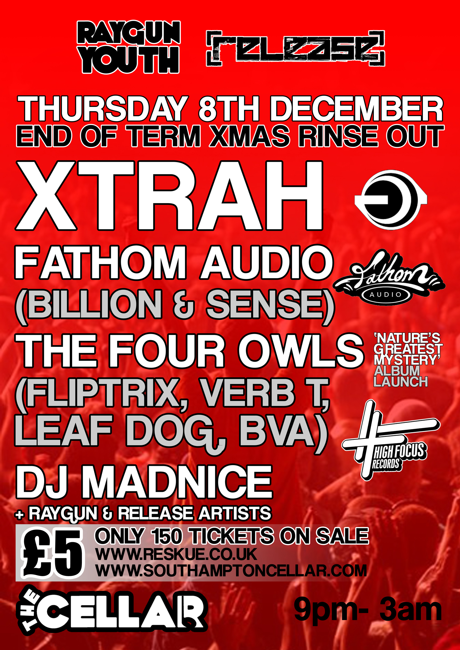 The Four Owls Album Launch Party at Raygun Youth, The Cellar