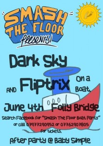 Fliptrix on the boat - June 4th