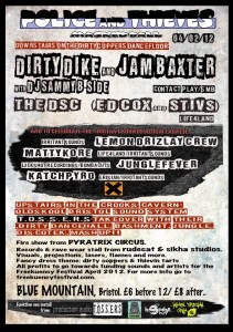 Dirty Dike & Jam Baxter live @ Police & Thieves Masked Ball, Bristol
