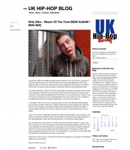 Dirty Dike - Return Of The Twat - UKHHBLOG  Review