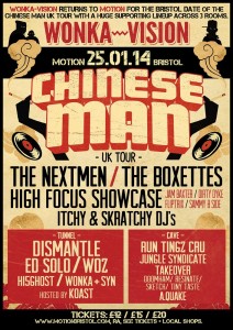 Fliptrix, Jam Baxter, Dirty Dike & DJ Sammy B-Side LIVE @ Motion, Bristol