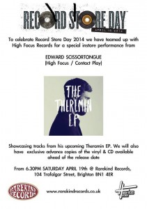 Ed Scissor Record Store Day Special