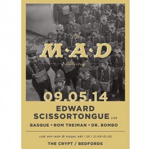 Edward Scissortongue Live @ The Crypt, Norwich