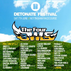 The Four Owls Live @ Detonate Festival, Nottingham Racecourse