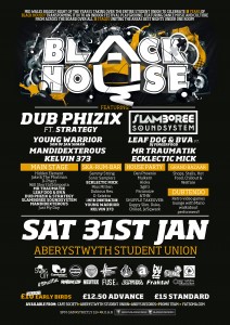 Leaf Dog, BVA & DJ Fingerfood Live @ Black House, Aberystwyth Studion Union