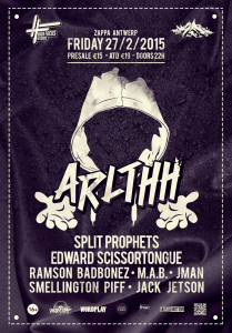Edward Scissortongue & Ramson Badbonez Live @ All Roads Lead To Hip Hop, Zappa, Antwerp, Belgium