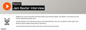 Baxter interview dead Players rapfox