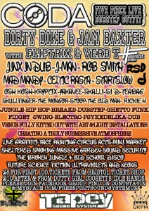 Fliptrix, Verb T, Dirty Dike & Jam Baxter live @ The Black Swan, Bristol