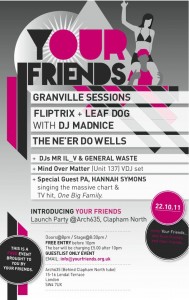 Fliptrix, Leaf Dog & DJ Madnice live at Arch 635, Clapham North, London
