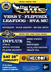 The Four Owls – Album Launch Party at The Croft, Bristol