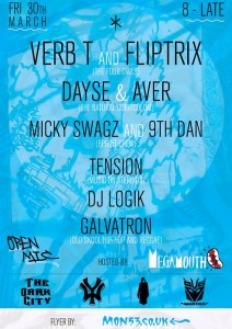 Fliptrix, Verb T & DJ Madnice live @ Beats & Pieces in Huddersfield
