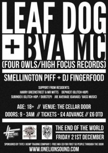 Leaf Dog & BVA live @ The Cellar Door, Exeter