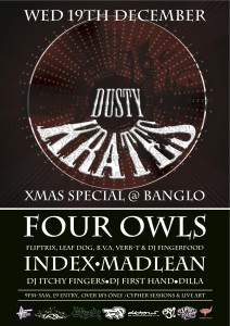 The Four Owls live @ Dusty Krates, Banglos, Bath, Somerset