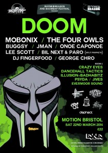 The Four Owls supporting MF DOOM @ Motion, Bristol