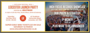 Dirty Dike, Verb T, Leaf Dog, BVA & DJ Fingerfood Live @ Outlook Festival Launch Party, O2 Academy, Leicester