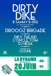 Dirty Dike & DJ Sammy B-Side Live @ La Dynamo, Toulouse, France
