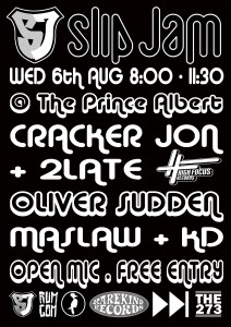 Cracker Jon & 2Late Album Launch Party @ Slip Jam B, Brighton