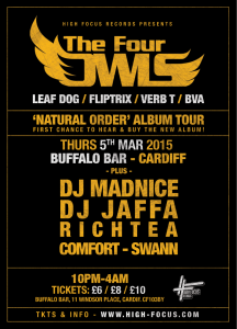 The Four Owls & DJ Madnice Live @ The Buffalo Bar, Cardiff 