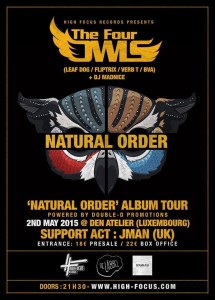 The Four Owls ‘Natural Order’ Tour @ Den Atelier, Luxembourg