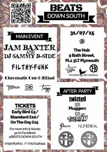 Jam Baxter & DJ Sammy B-Side Live @ Beats Down South, The Hub, Plymouth