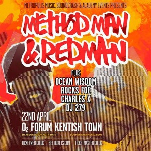 Ocean Wisdom, Redman & Method Man Live O2 Forum Kentish Town, London